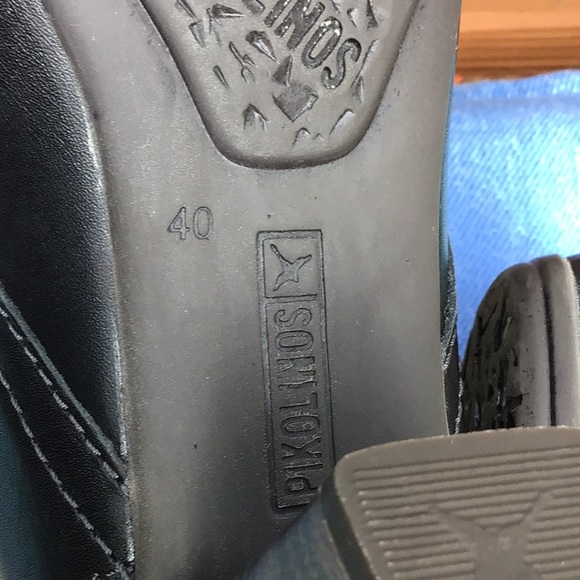 Pikolinos Black/Brown Leather Booties Sz 9.5-10 MINT - Picture 7 of 8